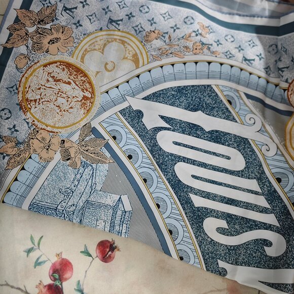 Louis Vuitton Monogram Silk Scarf - Picture 5 of 6